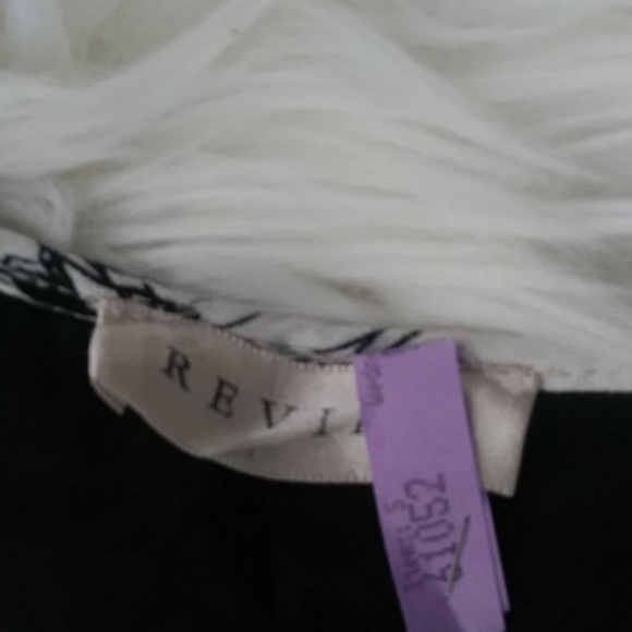 SALE Women Linen Floral High Low Midi Dress Loose Fit Black and White. Size L. - Picture 5 of 9